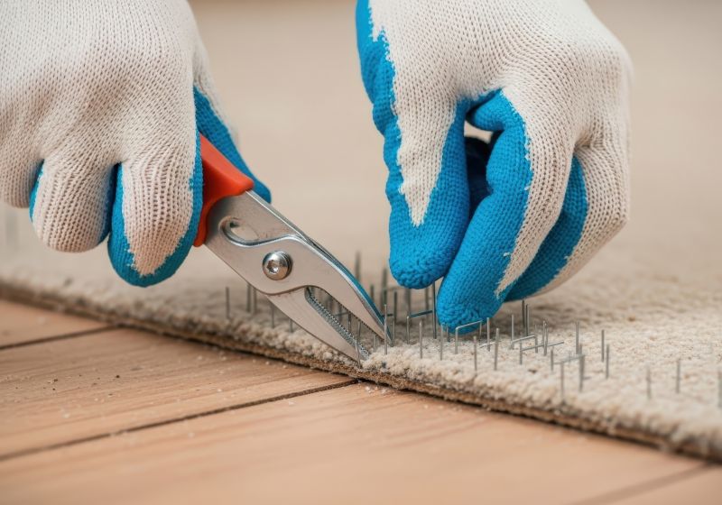Carpet Hole Repair detail